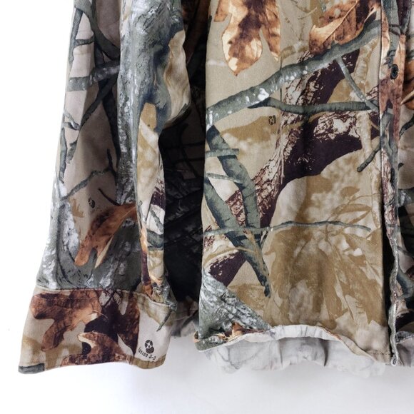 Outfitters Ridge Mens 3XL Camouflage Button Down Shirt Long Sleeve Hunting Top - Picture 4 of 8